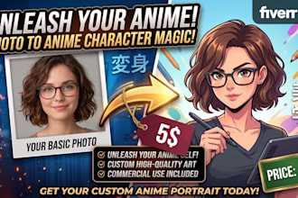 turn your photos into anime style characters