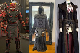 create custom halloween cosplay sewing pattern character costume pdf cosplay