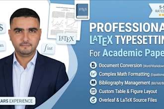 professional latex typesetting for academic papers