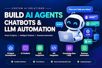 build ai agents, chatbots, and llm automation
