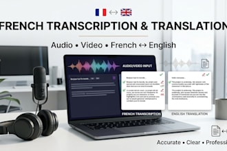 do accurate french transcription and translation