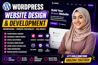 design wordpress website, wordpress website development, wordpress revamp