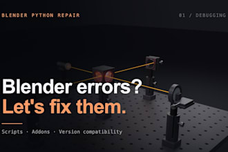 fix blender python script errors and addon bugs