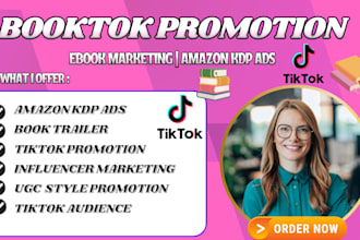 do booktok promotion tiktok booktok promotion amazon kpd ads book trailer