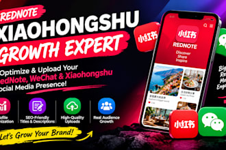 optimize and upload your rednote, wechat, xiaohongshu social media optimization