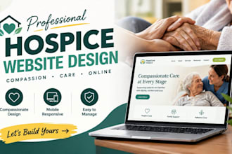 hospice website, hospice care website palliative care website healthcare website