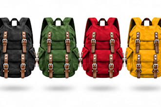 create clo3d backpack, handbag and tote bag rendering for manufacturing