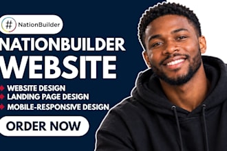 design, build and customize nation builder website