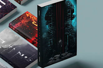 do professional book cover design or kindle cover design
