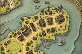 draw your dnd town map