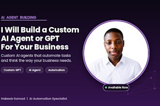 build a custom ai agent or gpt for your business