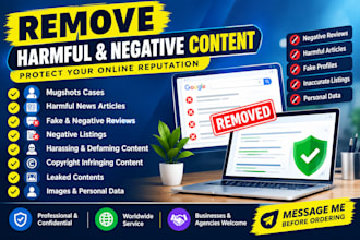 improve online reputation by removing negative listings and search results