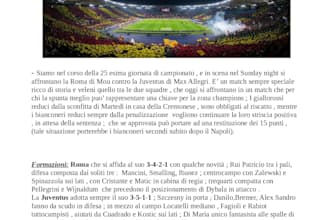be your italian football and sports article writer