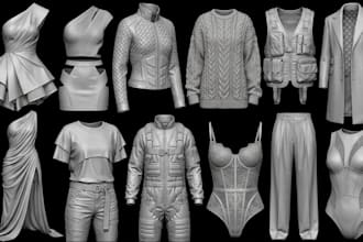 create custom second life avatar, 3d clothing, mesh, textures and accessories