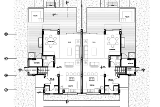 draw your floor plan, facade or section in a cad file