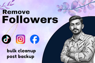 remove followers unfollow accounts and delete unwanted posts