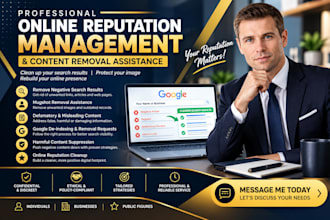 remove negative search results, mugshots and harmful content
