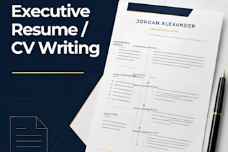 write an ats executive resume cv for director vp and c suite roles