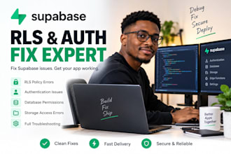 fix supabase rls authentication and database permission errors