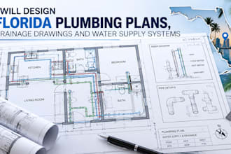 design florida plumbing plans, drainage drawings and water supply systems