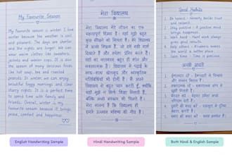 do neat handwritten notes and assignment