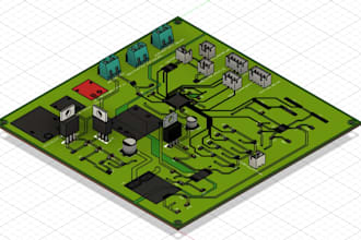 do cad, electronics, pcbs, plc, coding and simulations