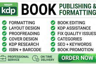 format ebook and paperback for amazon kdp publishing