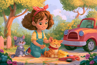 illustrate children book illustration