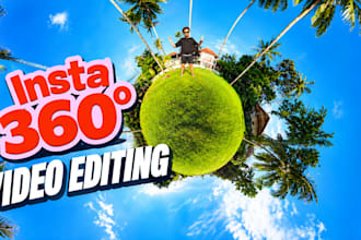 edit insta360 and gopro videos professionally