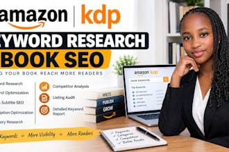 do amazon KDP keyword research and book SEO optimization