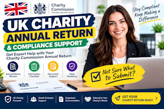 help prepare your UK charity annual return and compliance