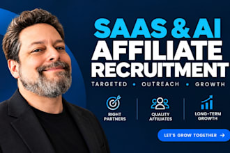 recruit targeted saas and ai affiliates with personalized outreach