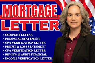 sign CPA mortgage letter US CPA letter audit financial statement profit and loss