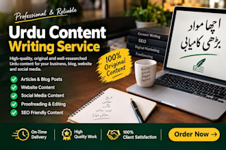 write and proofeading high quality urdu content