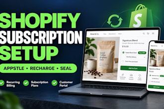 set up shopify subscriptions with appstle recharge and seal