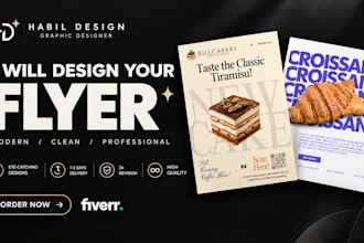 make premium poster for your business
