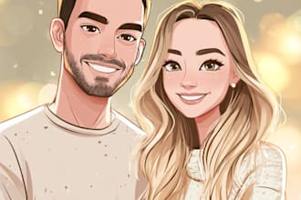 make a disney portrait cartoon character