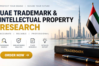 conduct trademark and intellectual property research in the uae