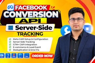 setup or fix facebook pixel conversion API, meta pixel, GTM server side tracking