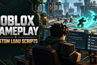 build custom roblox gameplay systems in luau