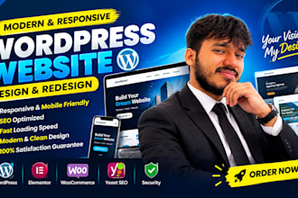 design or redesign responsive wordpress website