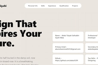 website development because I am good at it