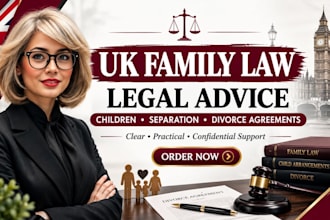 draft and review family law documents for child custody, divorce as uk solicitor