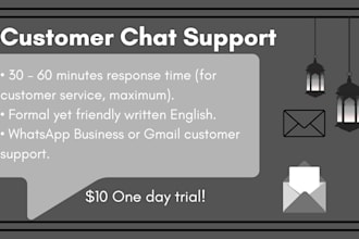 provide professional customer care through chat