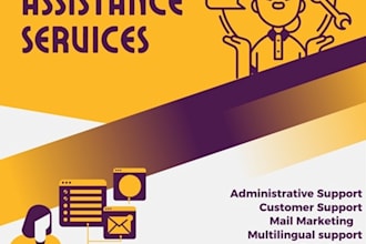 provide data entry and virtual assistance in italian, english, french