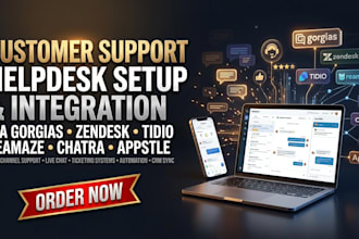 setup customer support helpdesks gorgias zendesk tidio reamaze chatra appstle