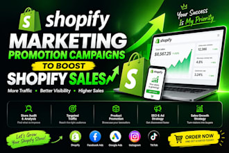 boost shopify sales with shopify marketing and ecommerce marketing