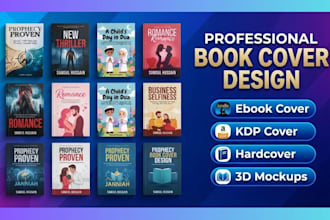 do book cover design, ebook cover, KDP cover, hardcover