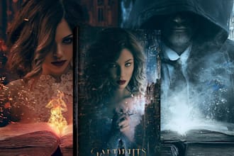 make a book cover or movie poster