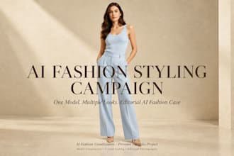 create professional ai fashion visuals and virtual styling